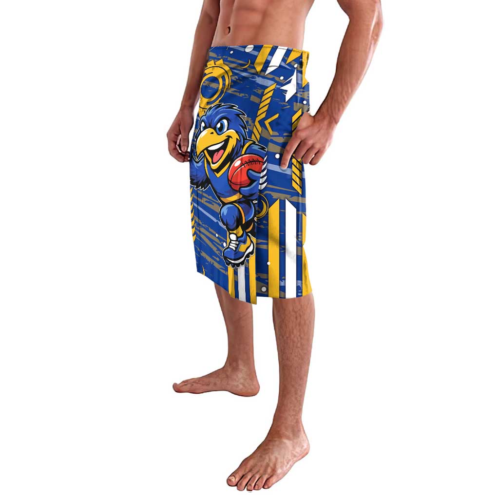 West Coast Eagles Lavalava Mascot Cartoon Football Illustration Style