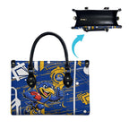 West Coast Eagles Leather Bag Mascot Cartoon Football Illustration Style