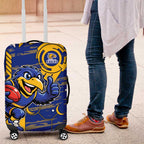 West Coast Eagles Luggage Cover Mascot Cartoon Football Illustration Style
