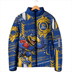 West Coast Eagles Padded Jacket Mascot Cartoon Football Illustration Style