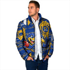 West Coast Eagles Padded Jacket Mascot Cartoon Football Illustration Style