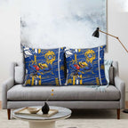 West Coast Eagles Pillow Cover Mascot Cartoon Football Illustration Style