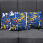 West Coast Eagles Pillow Cover Mascot Cartoon Football Illustration Style