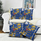 West Coast Eagles Pillow Cover Mascot Cartoon Football Illustration Style