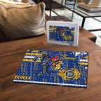 West Coast Eagles Puzzle Mascot Cartoon Football Illustration Style