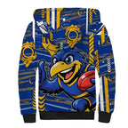 West Coast Eagles Sherpa Hoodie Mascot Cartoon Football Illustration Style