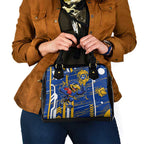 West Coast Eagles Shoulder Handbag Mascot Cartoon Football Illustration Style