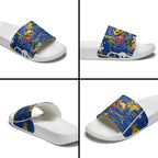 West Coast Eagles Slide Sandals Mascot Cartoon Football Illustration Style