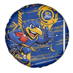 West Coast Eagles Spare Tire Cover Mascot Cartoon Football Illustration Style