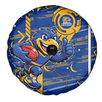 West Coast Eagles Spare Tire Cover Mascot Cartoon Football Illustration Style