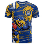 West Coast Eagles T Shirt Mascot Cartoon Football Illustration Style