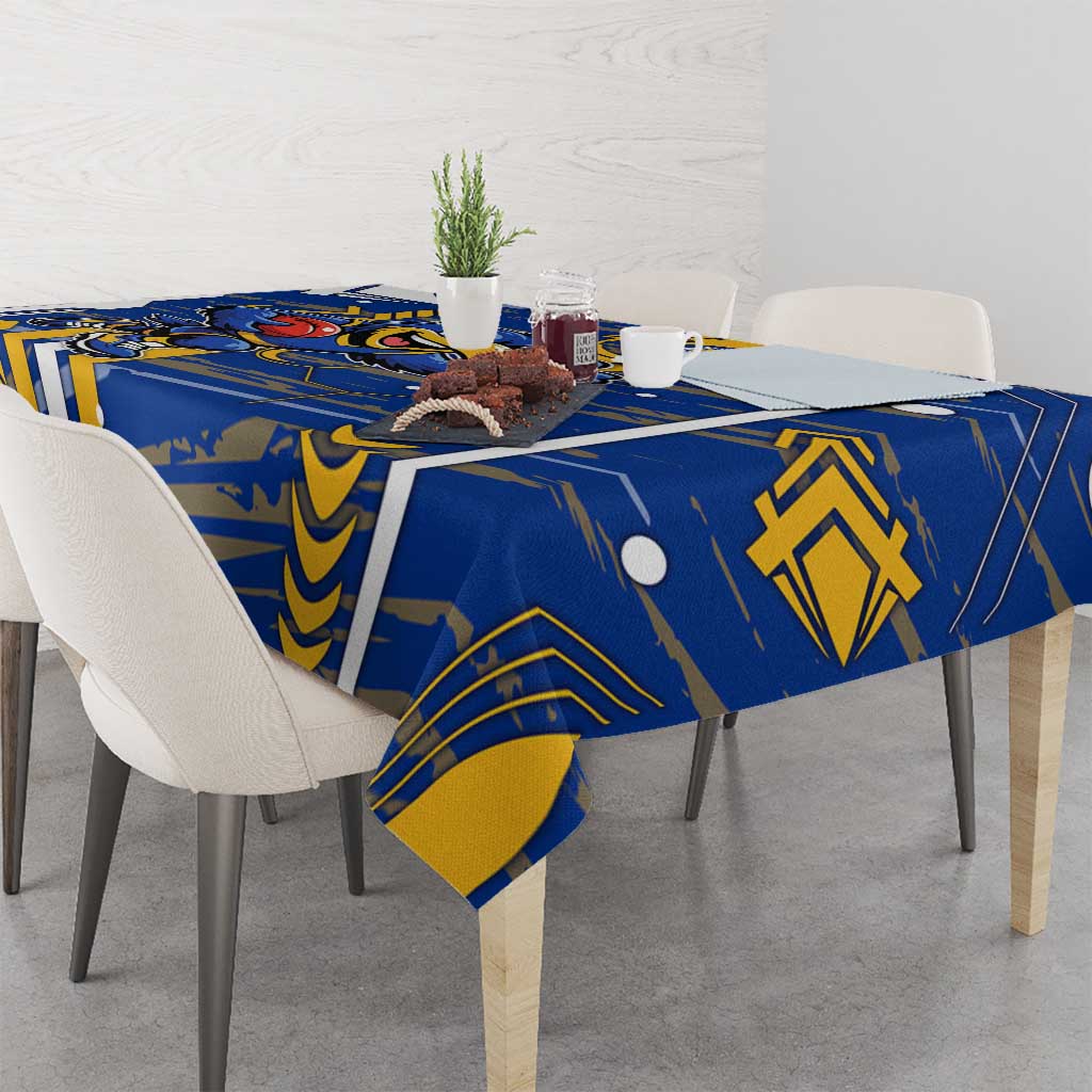 West Coast Eagles Tablecloth Mascot Cartoon Football Illustration Style