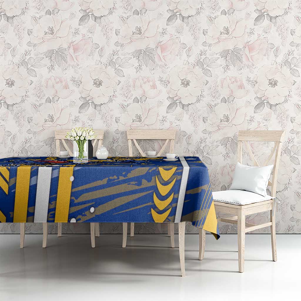 West Coast Eagles Tablecloth Mascot Cartoon Football Illustration Style