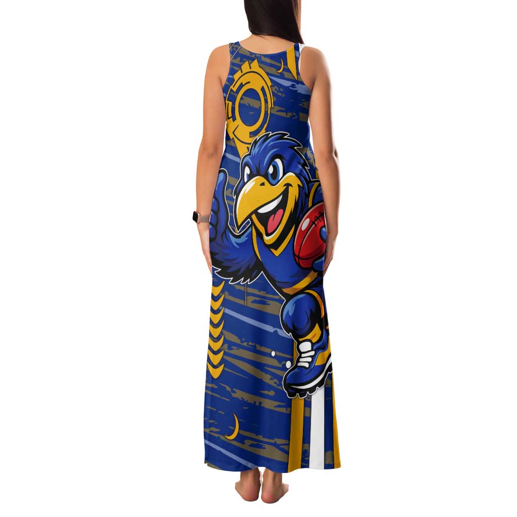 West Coast Eagles Tank Maxi Dress Mascot Cartoon Football Illustration Style
