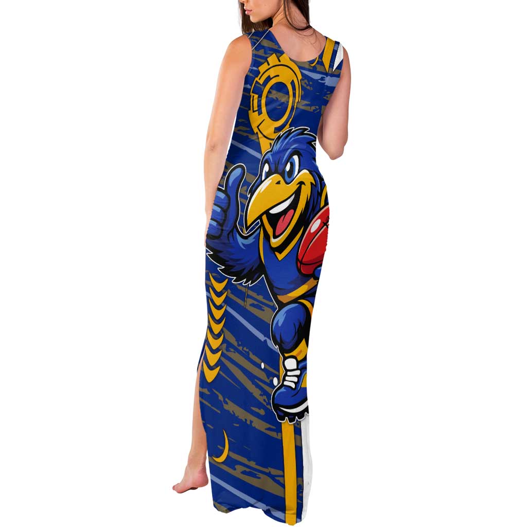West Coast Eagles Tank Maxi Dress Mascot Cartoon Football Illustration Style