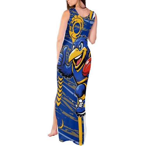 West Coast Eagles Tank Maxi Dress Mascot Cartoon Football Illustration Style