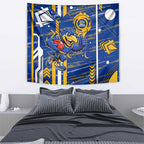 West Coast Eagles Tapestry Mascot Cartoon Football Illustration Style