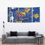 West Coast Eagles Tapestry Mascot Cartoon Football Illustration Style