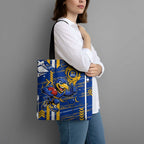 West Coast Eagles Tote Bag Mascot Cartoon Football Illustration Style
