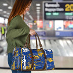 West Coast Eagles Travel Bag Mascot Cartoon Football Illustration Style