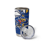 West Coast Eagles Tumbler Cup Mascot Cartoon Football Illustration Style