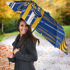 West Coast Eagles Umbrella Mascot Cartoon Football Illustration Style