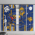 West Coast Eagles Window Curtain Mascot Cartoon Football Illustration Style