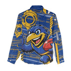West Coast Eagles Women Casual Shirt Mascot Cartoon Football Illustration Style