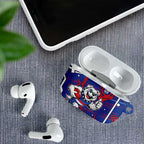 Western Bulldogs AirPods Case Mascot Cartoon Football Illustration Style