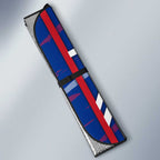 Western Bulldogs Auto Sun Shade Mascot Cartoon Football Illustration Style