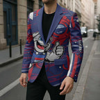 Western Bulldogs Blazer Mascot Cartoon Football Illustration Style