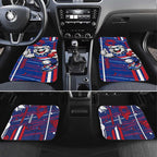 Western Bulldogs Car Mats Mascot Cartoon Football Illustration Style