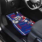 Western Bulldogs Car Mats Mascot Cartoon Football Illustration Style