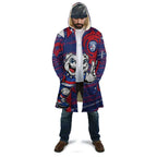 Western Bulldogs Cloak Mascot Cartoon Football Illustration Style