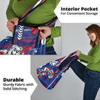 Western Bulldogs Grocery Bag Mascot Cartoon Football Illustration Style