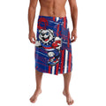 Western Bulldogs Lavalava Mascot Cartoon Football Illustration Style