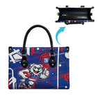 Western Bulldogs Leather Bag Mascot Cartoon Football Illustration Style