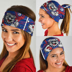Western Bulldogs Neck Gaiter Mascot Cartoon Football Illustration Style