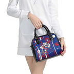 Western Bulldogs Shoulder Handbag Mascot Cartoon Football Illustration Style
