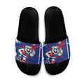 Western Bulldogs Slide Sandals Mascot Cartoon Football Illustration Style