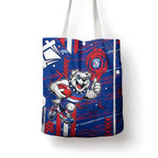 Western Bulldogs Tote Bag Mascot Cartoon Football Illustration Style