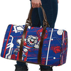 Western Bulldogs Travel Bag Mascot Cartoon Football Illustration Style