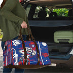 Western Bulldogs Travel Bag Mascot Cartoon Football Illustration Style