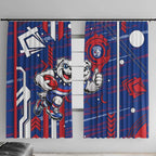 Western Bulldogs Window Curtain Mascot Cartoon Football Illustration Style