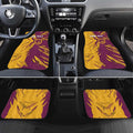 Personalized Brisbane Broncos Car Mats Dynamic Lightning Mascot Rugby Australia