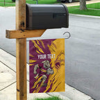 Personalized Brisbane Broncos Garden Flag Dynamic Lightning Mascot Rugby Australia