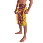 Personalized Brisbane Broncos Lavalava Dynamic Lightning Mascot Rugby Australia