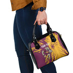 Personalized Brisbane Broncos Shoulder Handbag Dynamic Lightning Mascot Rugby Australia