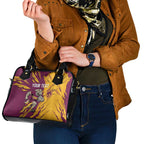 Personalized Brisbane Broncos Shoulder Handbag Dynamic Lightning Mascot Rugby Australia