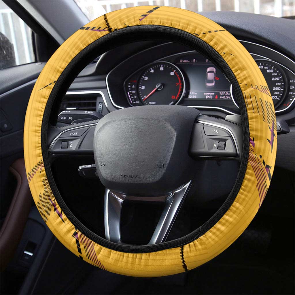 Brisbane Broncos Steering Wheel Cover Dynamic Lightning Mascot Rugby Australia